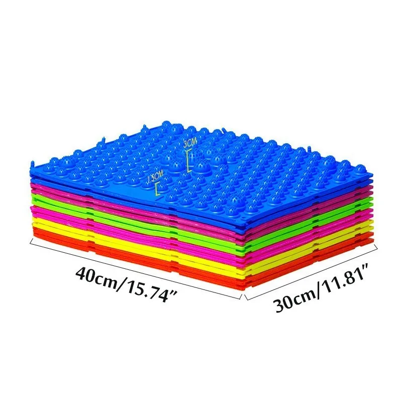RFWCAK TPE коврик для ванной комнаты, коврик для ног, массаж пальцев ног, коврик для кровообращения, светильник для веса, коврик для дома, вечерние подушка для игр