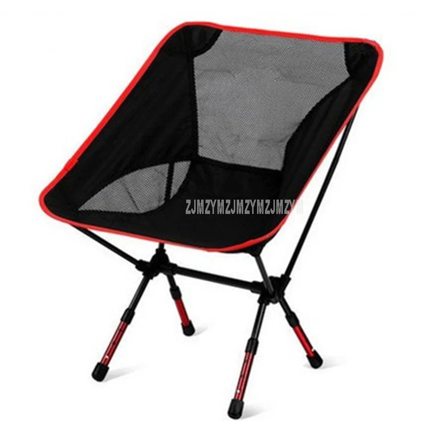 

Outdoor Portable Seat Lightweight Fishing Beach Chair Portable Folding Camping Chair Stool Load Weight 150kg Height Adjustable