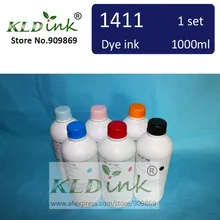 [Чернила КЛД] 6 шт. x 1000 мл Совместимость BCI-1411 BCI1411 чернилами для W7200 W8200 W8400 широкоформатный принтер