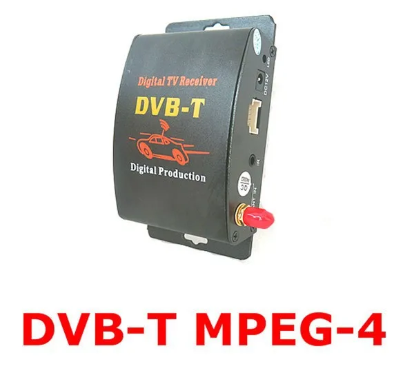 Автомобильный DVB-T DVBT MPEG-4 тюнер цифровой ТВ-приставка двойная антенна для Европы