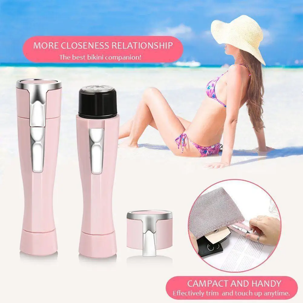 

Women Electric Epilator Handheld Hair Removal Depilator Mini Electric Shaver Safe Body Face Hair Remover Device