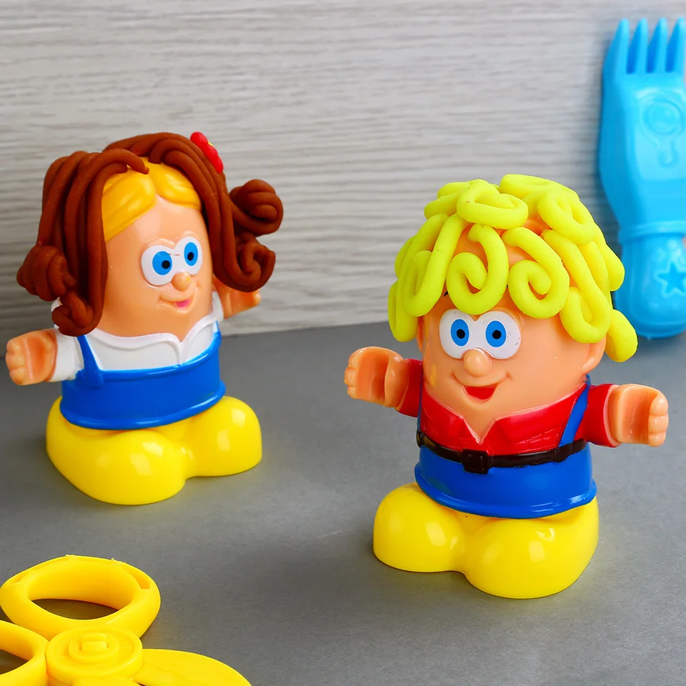 plasticine hair toy