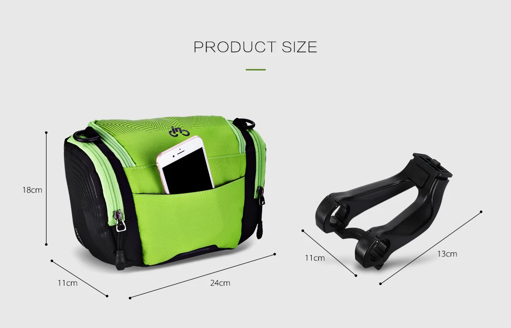 Clearance INBIKE Waterproof Bicycle Bag Large Capacity Handlebar Front Tube Bag Bike Pocket Shoulder Backpack Cycling Bike Backpack 6