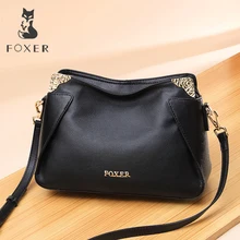 FOXER Brand Women Fashionable Style Crossbody bag Genuine leather Shoulder bags Female Chic Messenger Bag for Lady FOXER Brand Women Fashionable Style Crossbody bag Genuine leather Shoulder bags Female Chic Messenger Bag for Lady