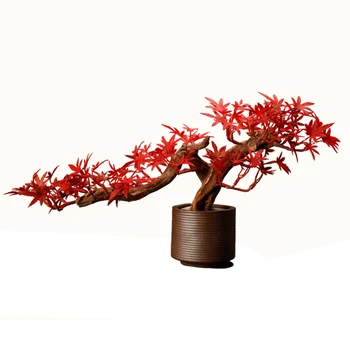 

25cm Simulation Flower Pots Landscape Ornaments Artificial Plant Flower Landscape Living Room Table Setting Interior Decoration