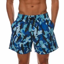 Плюс Размеры Для Мужчин's Пляжные шорты с камуфляжным принтом Купальники для малышек Плавание Шорты для женщин Одежда заплыва Мужские Шорты для купания Surf водный спорт Плавание костюм М-XXL