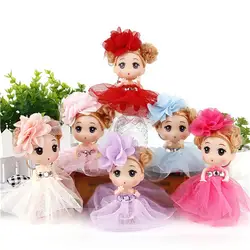 1 шт. Мода Принцесса Кукольное свадебное платье девушка кукла Pretand игрушка подарок для детей дети случайный цвет
