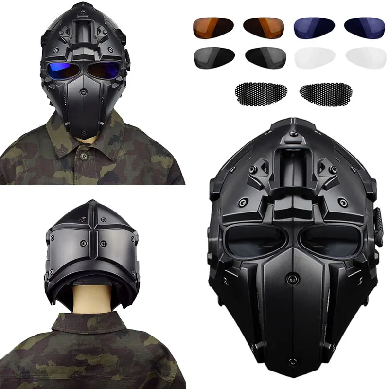 Мотоциклетные тактические шлемы с полным лицом обсидиан шлем мото гоночный велосипедный шлем подходит для военных тренировок на открытом воздухе Велоспорт 4 цвета