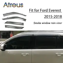 Atreus 1 компл. ABS для 2018 2017 2016 2015 Ford Everest аксессуары Автомобиль Vent ВС дефлекторы гвардии дым козырек на ветровом стекле