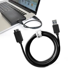 Высокоскоростной USB 3,0 мужчина A к Micro B быстрое зарядное устройство Синхронизация данных внешний жесткий диск кабель для передачи данных кабель питания