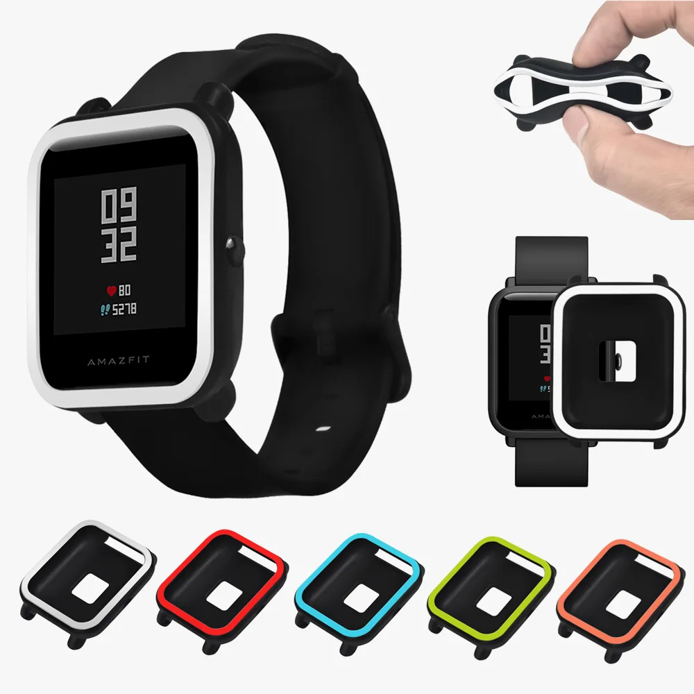 Мягкий защитный чехол из ТПУ Для Xiaomi Huami Amazfit Bip BIT Pace Lite Youth Smart Watch