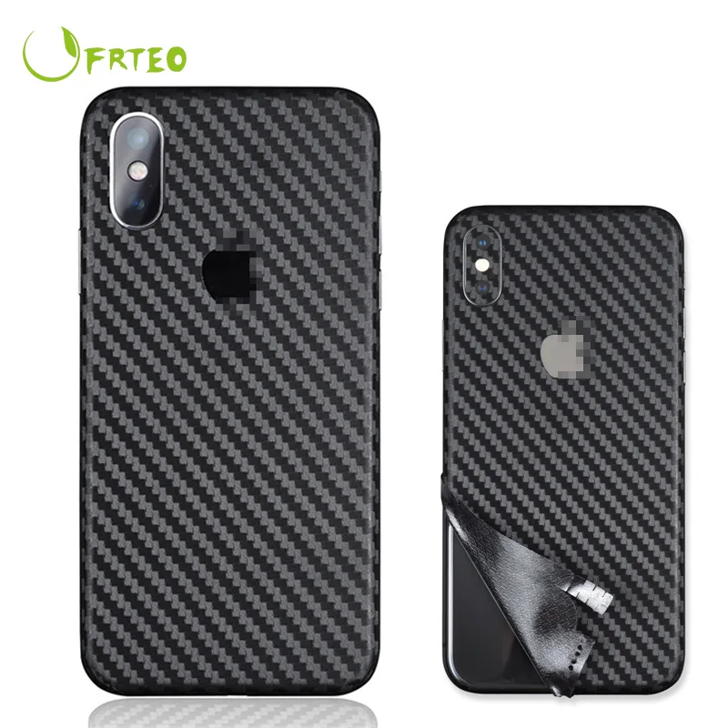 Ultra Thin Carbon Fiber Back Cover Sticker Film For iPhone X Xs Xr Xs Max Protector Skin For iPhone 7 8 6 6S Plus Decal Stickers