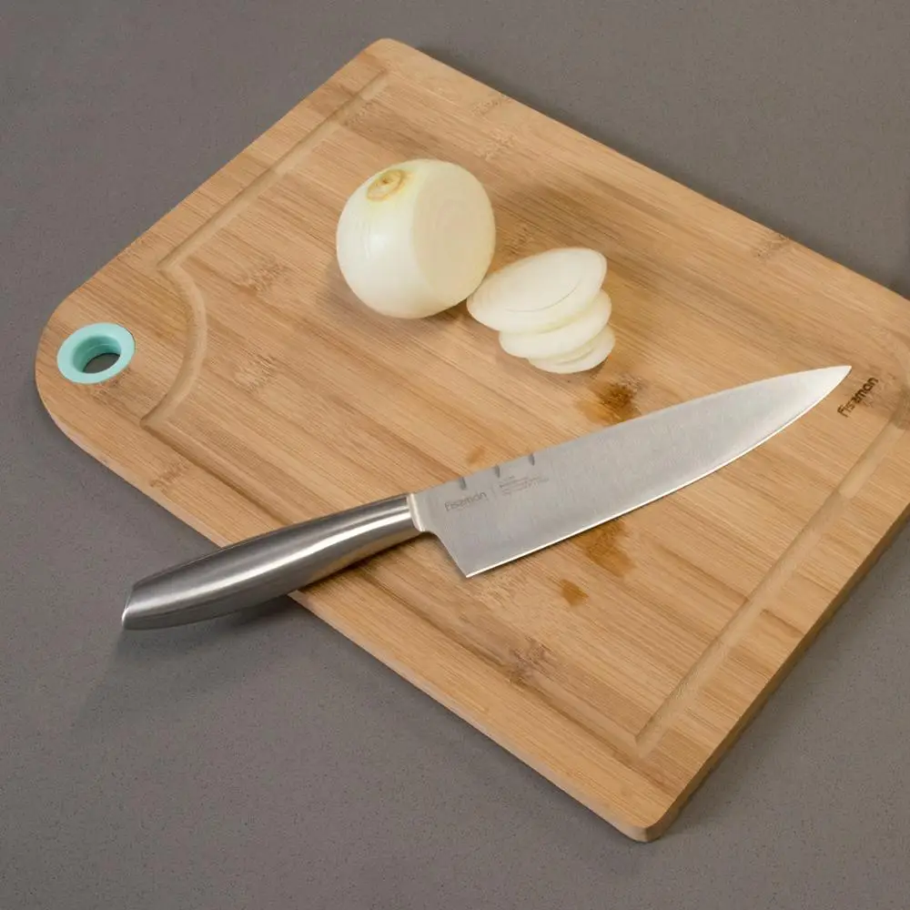 FISSMAN Bergen Series Stainless Steel Kitchen Knives-Peeling Paring Utility Santoku Knife