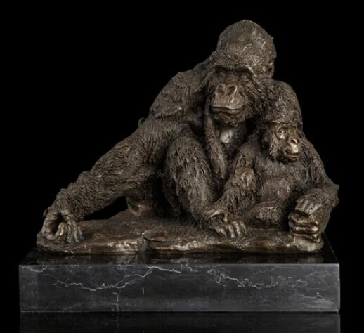 Best Price Copper decoration Fine Buddha Brass Best Selling animal sculptures Arts of metal Bronze statue signed Walton orangutan Gibbon Best Price Copper decoration Fine Buddha Brass Best Selling animal sculptures Arts of metal Bronze statue signed Walton orangutan Gibbon