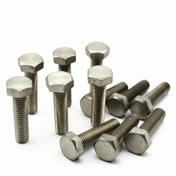 

Titanium Bolt M12 X20 25 30 35 40 45 50 60 70 80 90 100mm Ti Bolt Hexagon Head Not Polished Grade 2 Titanium Screw