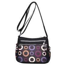 נשים פאייטים ספורט תיקי נסיעות ניילון כתף Tote הדפסת שליח תיק עמיד למים כושר תיק תרמיל Bolsa Mujer # S(China)