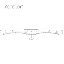200 шт одноразового использования, для микроблейдинга Точная линейка Перманентный макияж tebori бровей инструменты для моделирования татуировки измерительные линейки стикер
