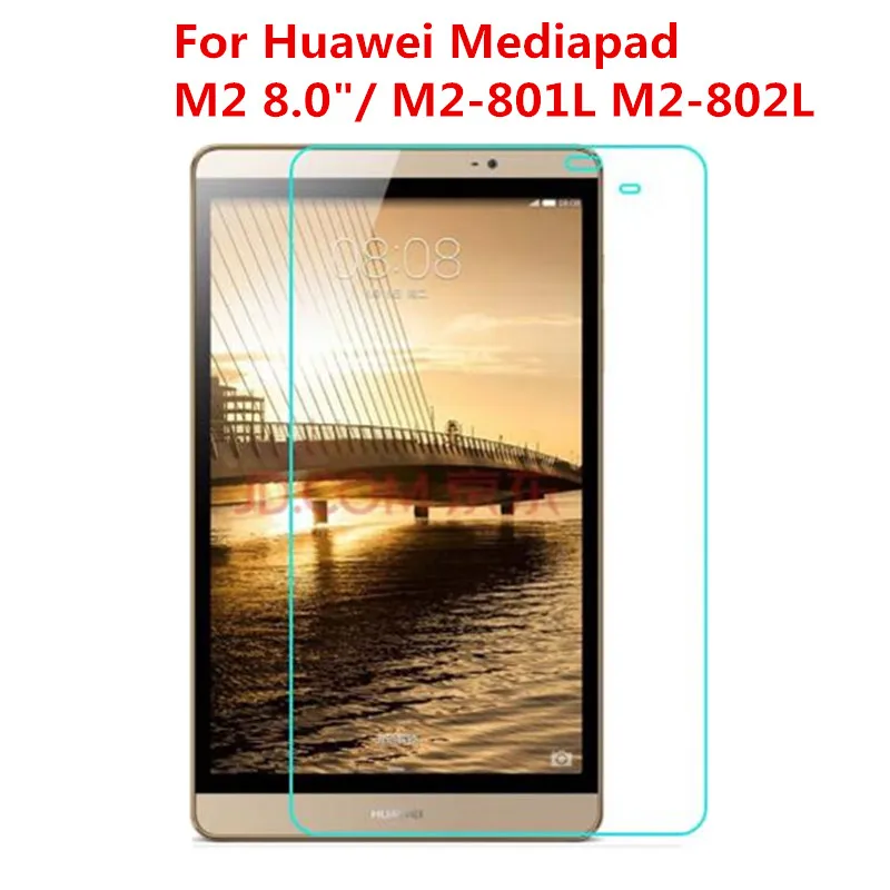 Закаленное Стекло для huawei MediaPad M2 T2 Pro 7,0 8,0 10,0 10,1 PLE-703L M2-801W M2-802W M2-A01L планшет Экран защитная пленка - Цвет: M2 8.0