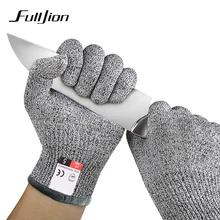 Fulljion рыболовные охотничьи перчатки с защитой от порезов нож с защитой от порезов на открытом воздухе с сенсорным экраном противоскользящие с защитой от порезов ультра-тонкие
