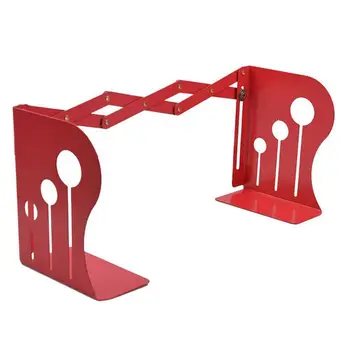 

Creative Adjustable Bookends Black Metal Office Non-slip Magazine File Book Stand Rack Library Home Study Decoration Bookends