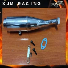 Hobby 1/5 RC Model Tuned /Exhaust pipe /Muffler fit KM RV HPI Baja 5B 5T Buggy