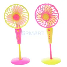 18 см куклы напольный вентилятор мини мебель для спальни Кукольный Миниатюрный Декор случайный цвет