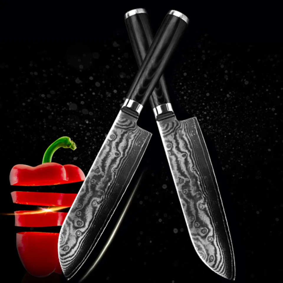 

FINDKING new VG10 handle damascus knife 7.5 inch chef knife 71 layers japan damascus steel kitchen knives cooking tools