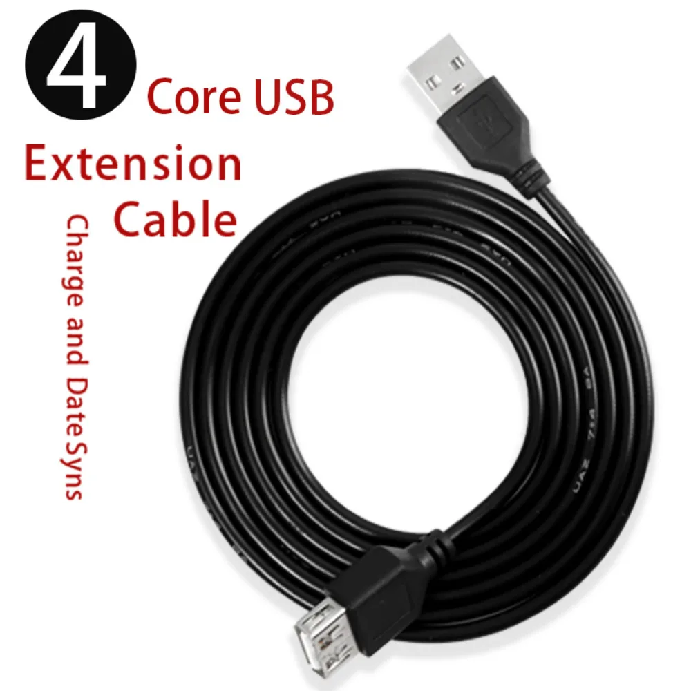 150/100 سنتيمتر تمديدات كابلات USB فائقة السرعة USB 2.0 كابل الذكور إلى الإناث تمديد كابل شحن ونقل بيانات تزامني الحبل موسع الحبل