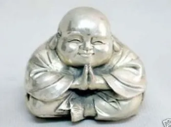 

YM 308 Rare excellent Tibet Silver Buddha statue
