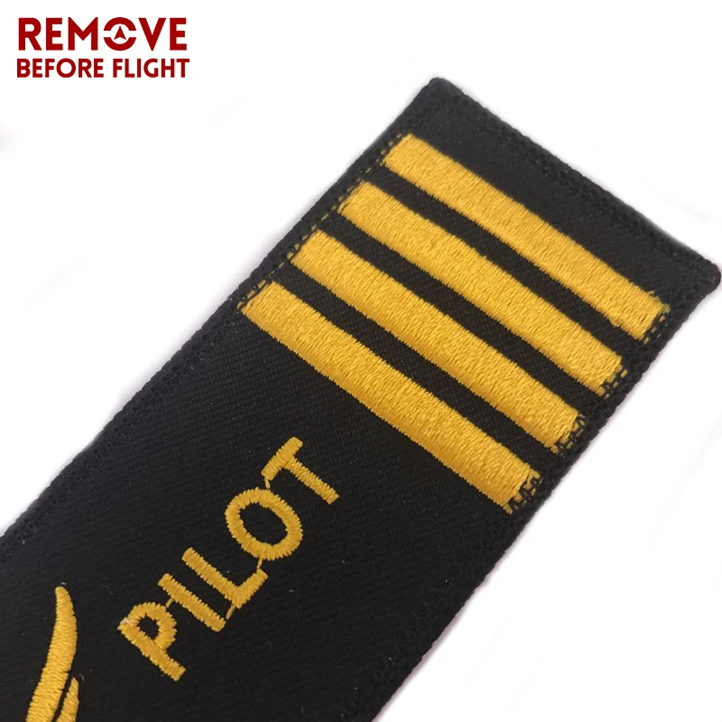 Pilot Key Chain for Motorcycles and Cars OEM Key Chains Embroidery Key Fobs Fashion Jewelry Aviation Gifts Fashionable Keychain  (3)