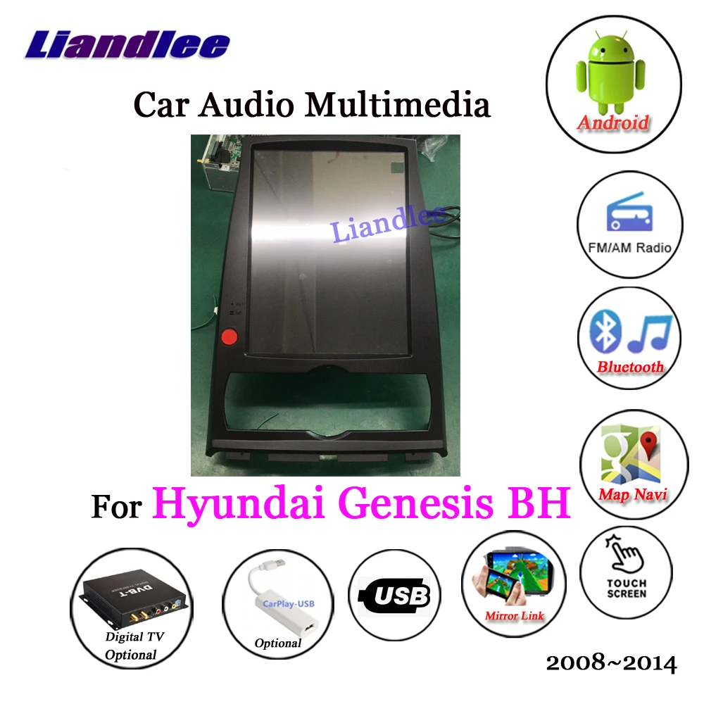 Excellent Liandlee Android For Hyundai Genesis Coupe BH 2008~2014 Stereo Radio Carplay Parking Camera TV BT GPS Navi Navigation Multimedia 2