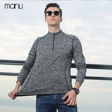 MANLI Весна рукав Беговая футболка для мужчин футбол Джерси Спортивная рубашка Спортивная одежда быстросохнущая Мужская Охота футболки верхняя одежда
