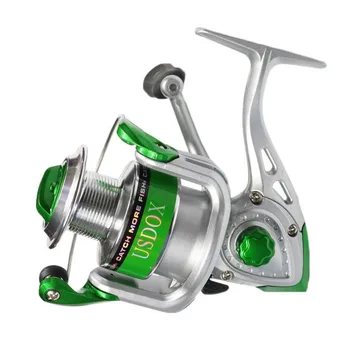 

Triclicks Spinning Fishing Reel 10+1BB Lightweight Speed Spin Foldable Handle Rubber