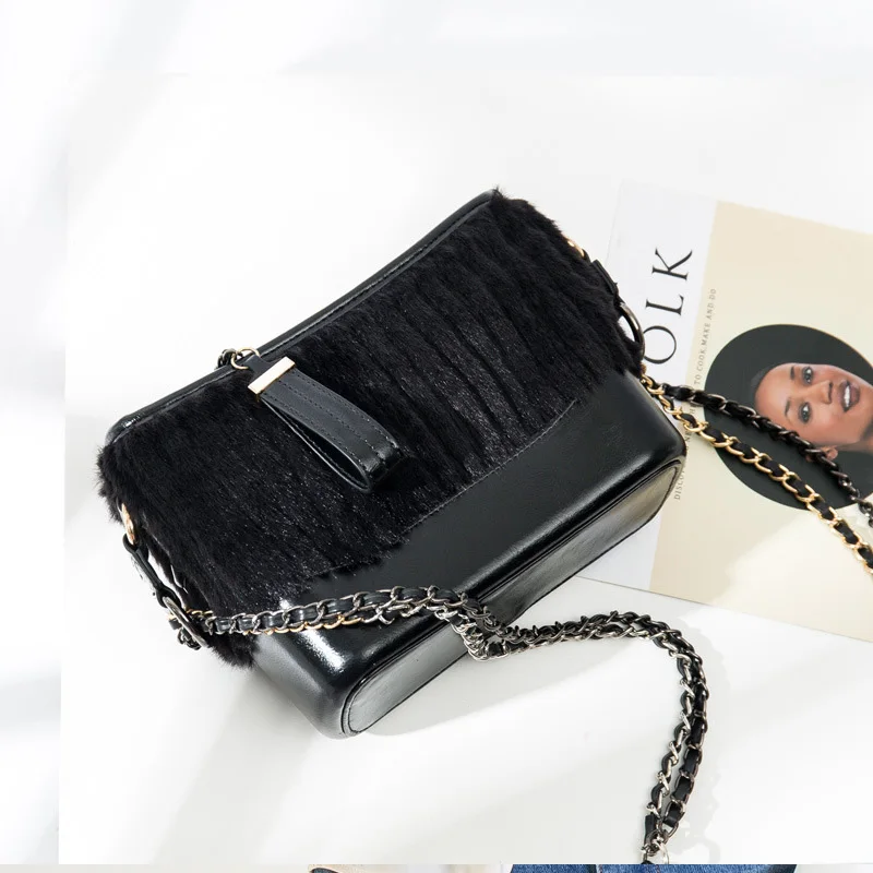 

Autumn and winter Women's Messenger Bag Luxury Female Shoulder Handbags Famous Designer Ladies Crossbody Bags Chain Bag for Girl