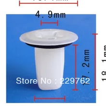 100 шт задняя крышка винт втулки для Toyota 90189-06029 90189-06116 для Youngman Mu480033 Зажимы Пластиковые Крепежные Зажимы автомобиля