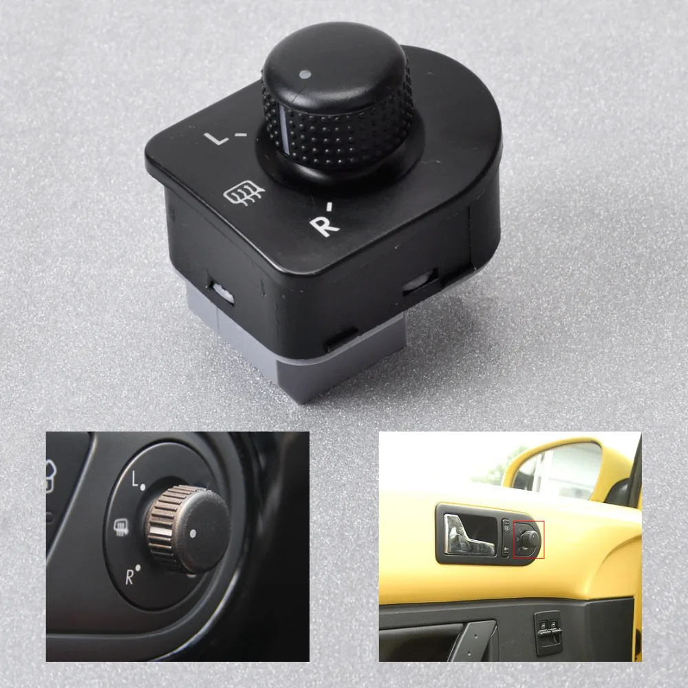 CITALL New 1J1959565F Side Electric Rearview Mirror Switch Control Knob