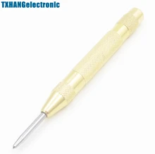 Best Price 5" inch Brass Automatic Center Punch Spring Loaded Chrome Rivet Screw Mark Hole Best Price 5" inch Brass Automatic Center Punch Spring Loaded Chrome Rivet Screw Mark Hole