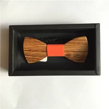Галстук-бабочка винного цвета Веселые романтические мужские галстуки для отдыха деревянный лук галстук бабочка с подарочной коробкой с черной коробкой мужские галстуки