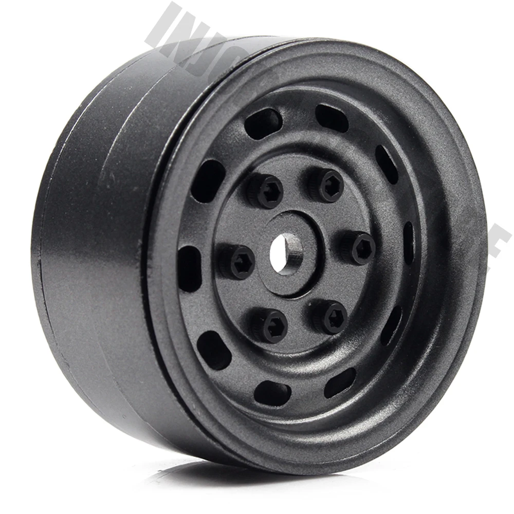 4pcs RC 1.9 Crawler 1.9 Beadlock Wheel Rim for 1/10 Axial SCX10 Traxxas TRX4 D90