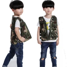 Военный Molle детский охотничий жилет militare 4 цвета CS уличная охотничья одежда регулируемый Боевой Тактический tmc жилет