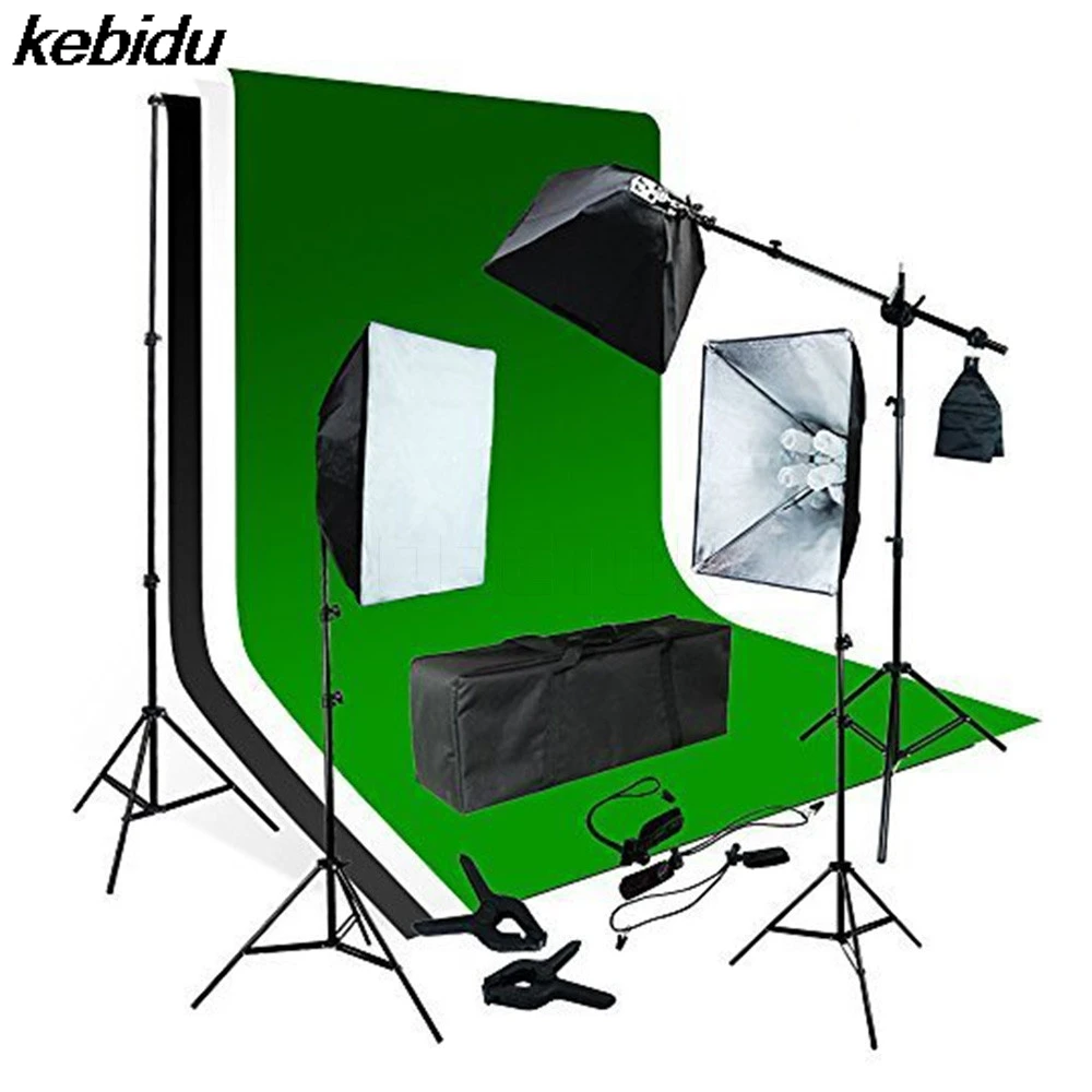 Kebidu новые 1 шт. фотографии освещения 4 гнездо патрон Аксессуары для фотостудий 4 x E27 разъем держатель лампы для студии аксессуар