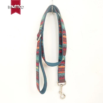 

10pcs/lot MUTTCO wholesale special ethnic style coloful handmake soft leash THE MAYA self-created dog leashes 5 sizes UDL043