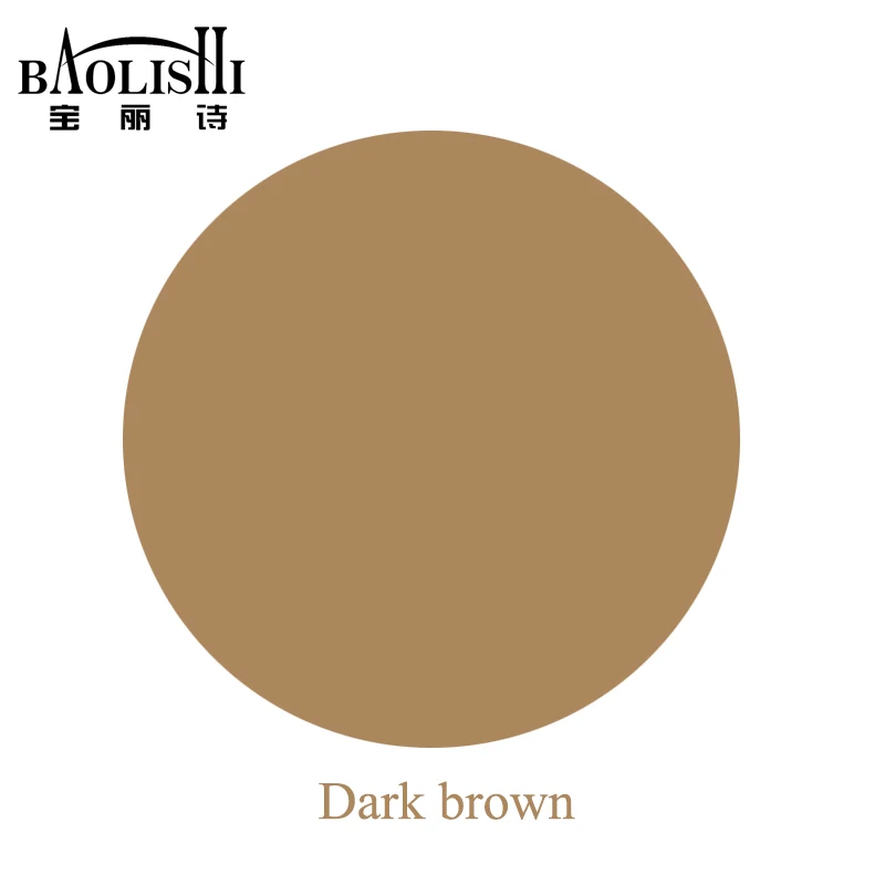 Baolishi полупрозрачные бронзаторы, отбеливающий консилер пудра для лица, матовые, водонепроницаемые, красота, натуральная пудра, фирменный макияж - Цвет: dark brown