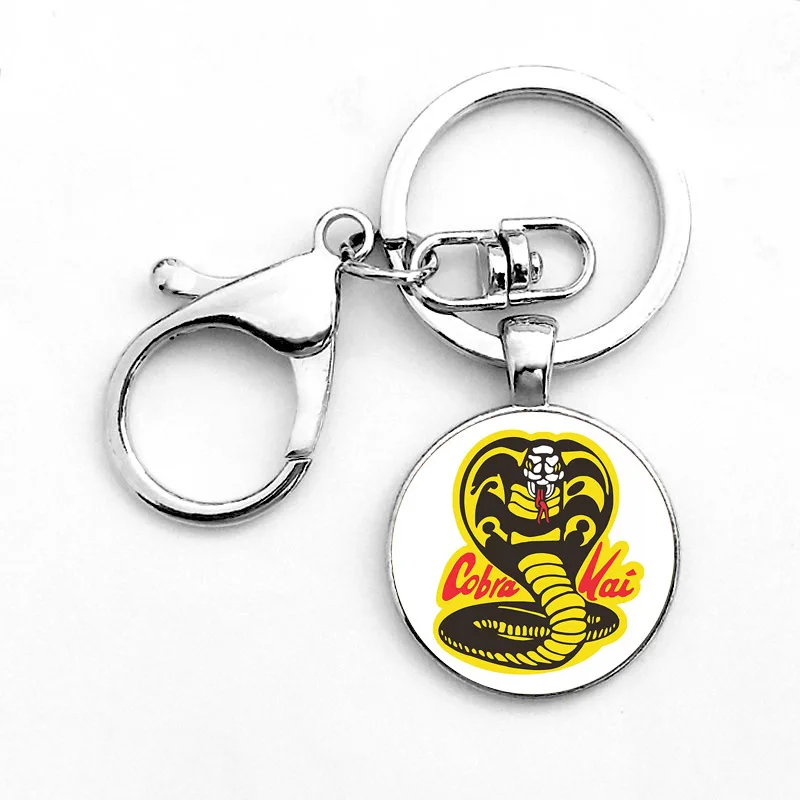 2019 new style 17 cobra keychain cobra kai time precious gem necklace