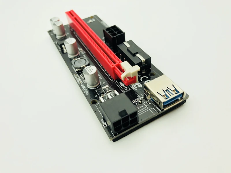50 шт. VER 009S Райзер PCI E 1X до 16X LER карта расширения Express адаптер USB 3 0 кабель питания