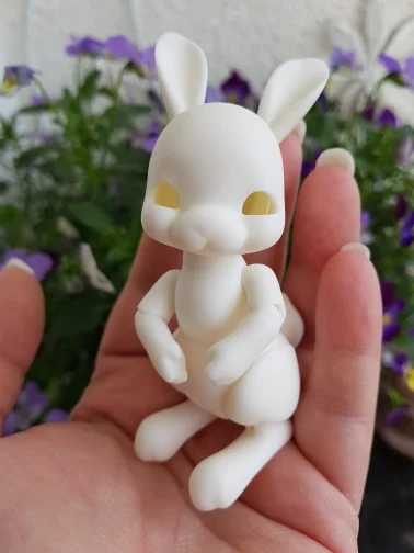 Кукла 1/8 bjd с кроликом два лица 7 5 см высота бесплатная доставка|Куклы| |