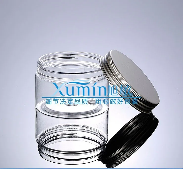 

150g clear jar with Silver lid,150ml Mask Bottle Plastic 150g Cream cans multi-purpose PET Container Home Storage Airtight Jar