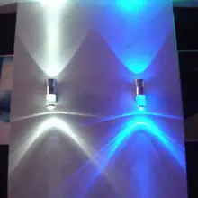 2 Вт затемняемый современный светодиодный настенный светильник Бар Кафе Отель крепление ночник лампа