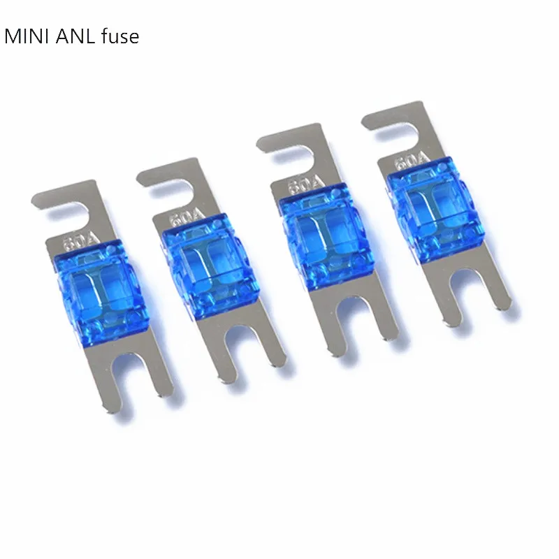 

5pcsx60A+5pcsx80A+5pcsx100A 15pcs/set Zinc Alloy Material Nickel Plated AFS Fuse Mini ANL Fuse