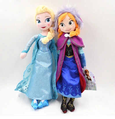 Hot Toys For Kid Brand Disney Toys Cute Cartoon Frozen Anna Elsa Olaf Stuffed Toys Dolls Princess Toys Brinquedos Tq0004